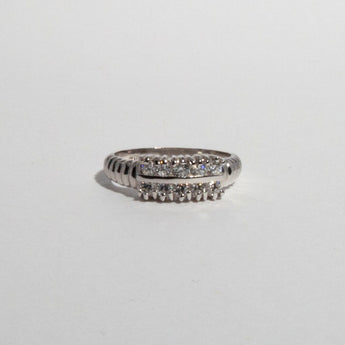 Anello VERETTA zirconi 104