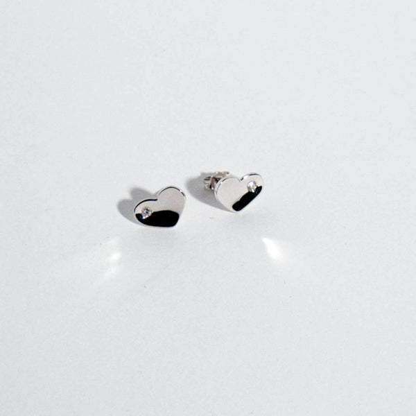 Orecchini Cuore Diamanti 800